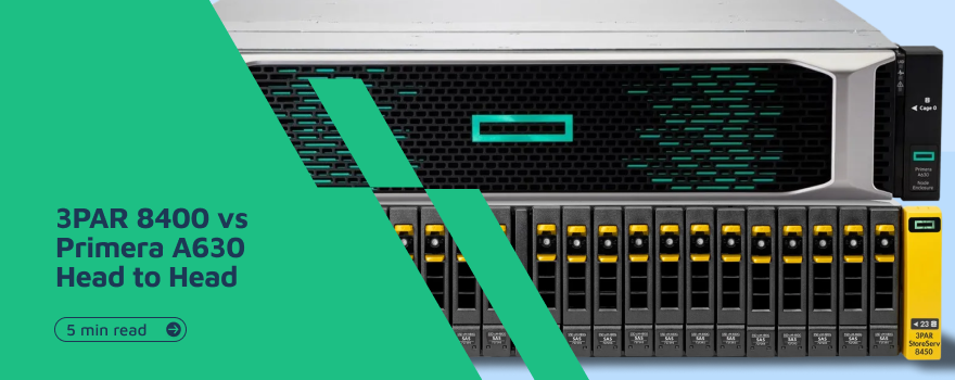 HPE Primera A630 vs 3PAR 8400: The Performance Gap That Really Matters